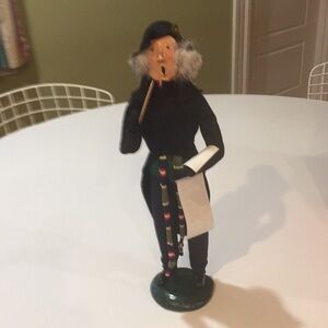 Vintge1986Signed  Displayed Byers Choice Conductor